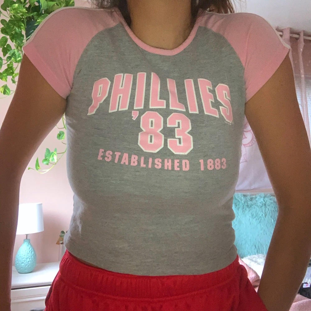 Pink baseball tee💕💋